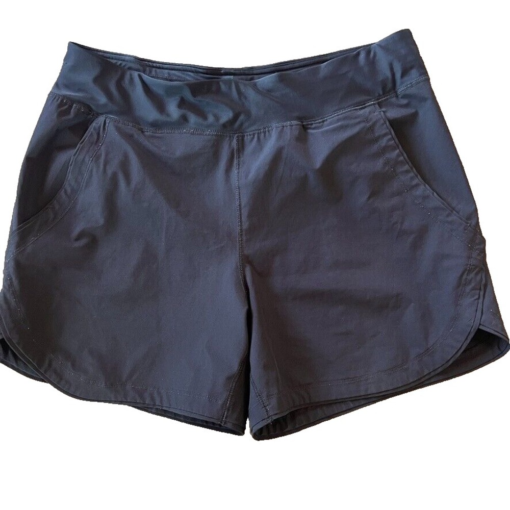 Lands' End Size 12 Activewear Shorts Stretch Elastic‎ Waist Pockets Athletic EUC